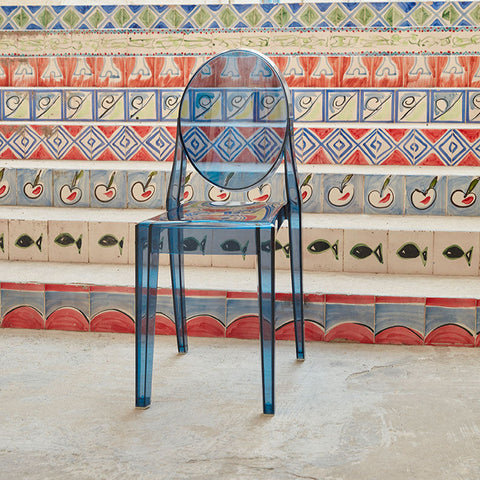 4857 Chair Powder Blue by Philippe Starck Ex Showroom