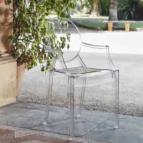 Kartell Louis Ghost Armchair 2pcs by Philippe Starck