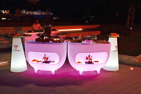 Slide SPLAY Bar Counter with Light