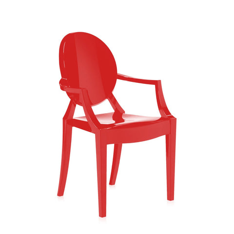 Kartell Lou Lou Ghost Children's Chair Red