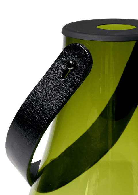 Holmegaard DWL Lantern 25cm Green Glass