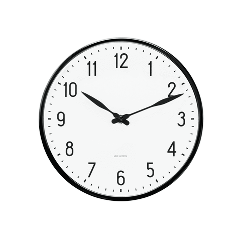 Arne Jacobsen Station Wall Clock 21cm