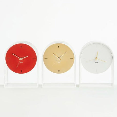 Kartell Air du Temps Wall or Table Clock Red
