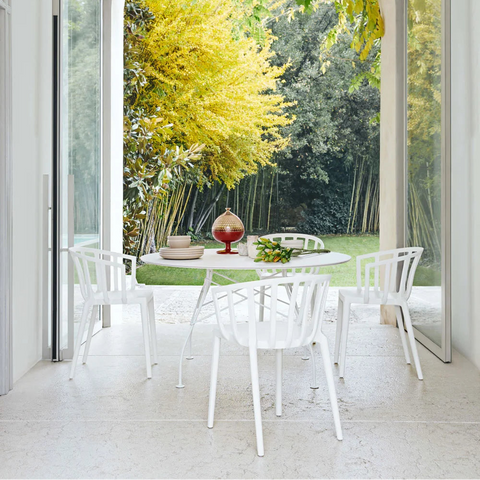Kartell Venice Mat Black Armchair 2pcs by Philippe Starck