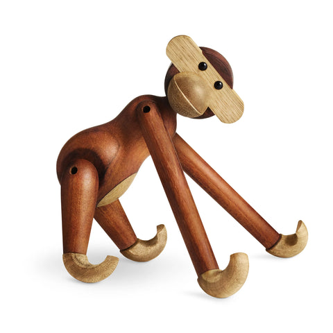 Kay Bojesen ABE Small Monkey Figure Teak/Limba