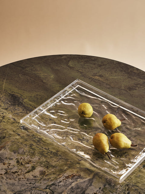 Kartell DUNE Large Tray Crystal