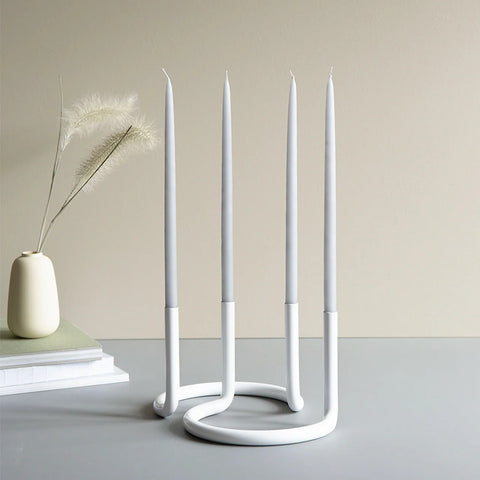 ArchitectMade Gemini Candleholder White