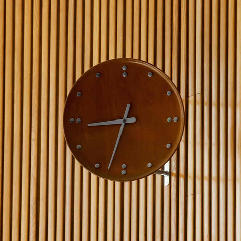 ArchitectMade FJ Clock Teak Wood 25 cm