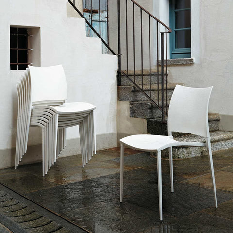 Desalto Sand Light Chair White w Detachable Arms