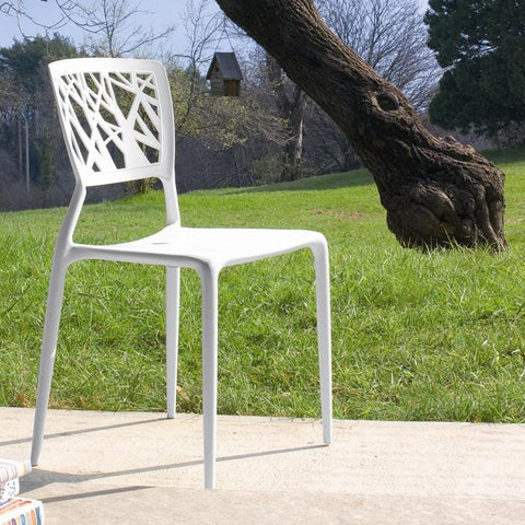 Bonaldo Viento Stackable Chair White 4pcs