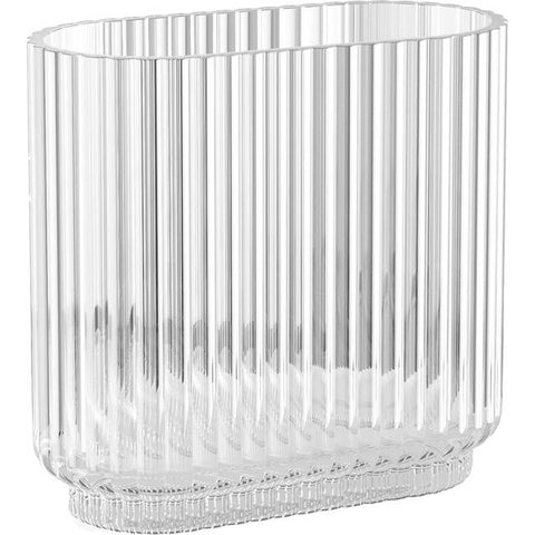 Georg Jensen Bernadotta Oval Glass Vase