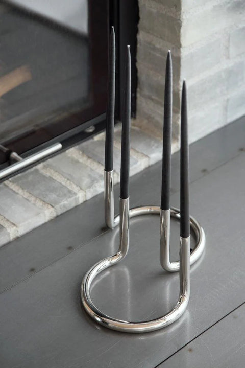 ArchitectMade Gemini Candleholder Steel
