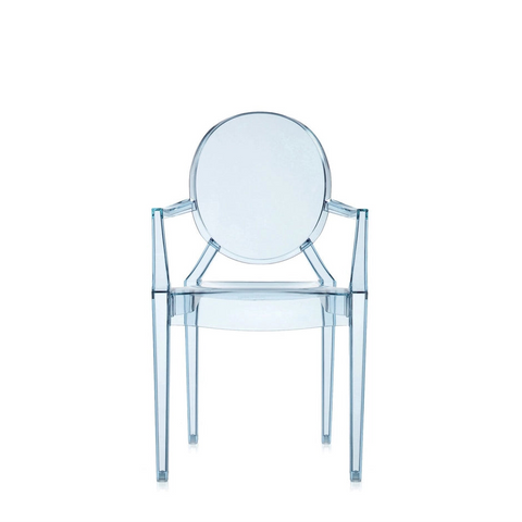 Kartell Lou Lou Ghost Children Chair Blue