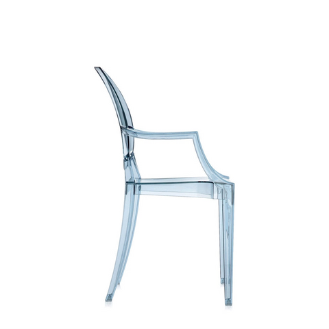 Kartell Lou Lou Ghost Children Chair Blue