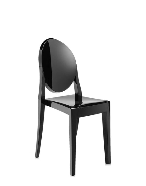 Kartell Victoria Ghost Chair Black by Philippe Starck
