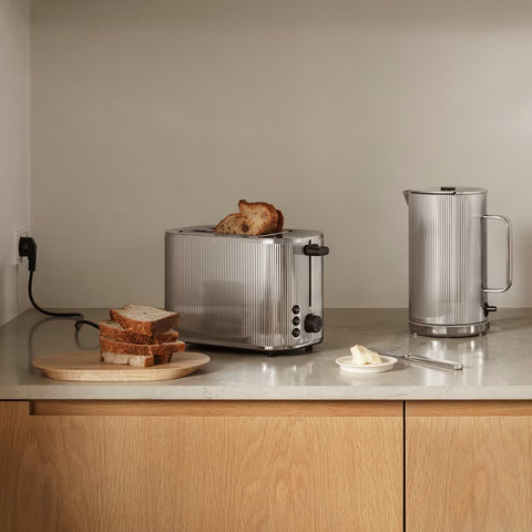 Georg Jensen BERNADOTTE Toaster Stainless Steel UK Plug
