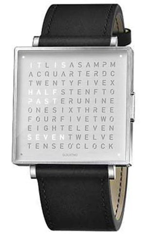 QLOCKTWO W39 Fine Steel Watch