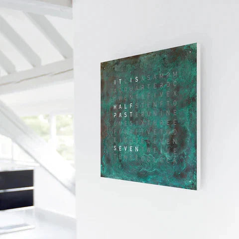 QLOCKTWO Earth 45 VINTAGE COPPER Clock Creator’s Edition