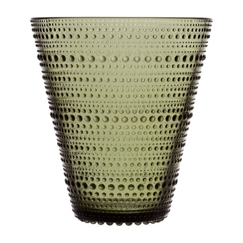 Iittala Glass Vase 15 cm KASTEHELMI Moss Green