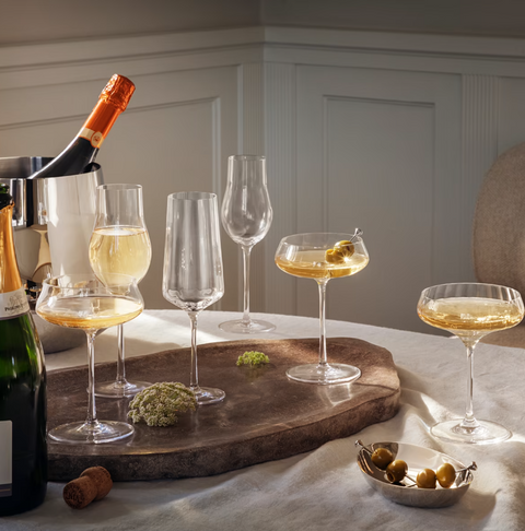 Georg Jensen SKY Champagne Flute 6pcs
