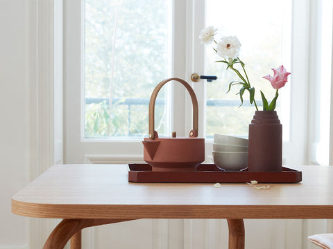 Skagerak EDGE Vase Terracotta