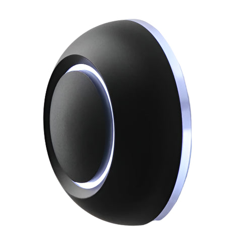 Spore True Black Doorbell Button White