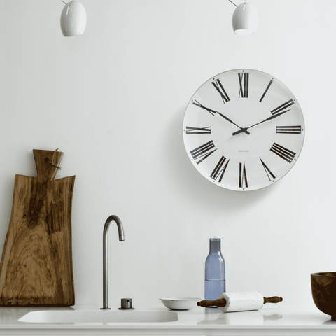 Arne Jacobsen ROMAN Wall Clock 48cm