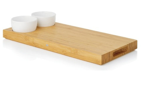 EGO Together Tapas Serving Board w Two Bowls