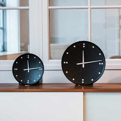 ArchitectMade Wall Clock Black Fj by Finn Juhl | Panik Design