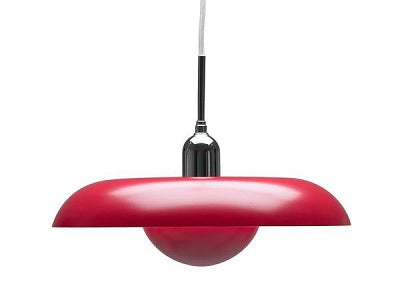 Piet Hein RA 400 Red Pendant Light 1931 Very Rare