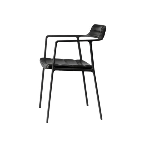 Vipp 451 Chair w Leather Black Ex Showroom