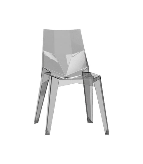 Bonaldo Poly Chair Smoke Grey by Karim Rashid