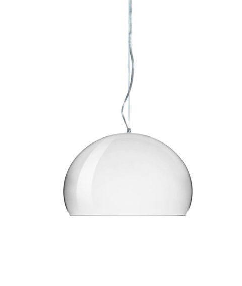 Kartell FLY Suspension Light Metallic Finish