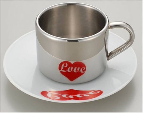 PO Anamorphic LOVE Cup with Saucer
