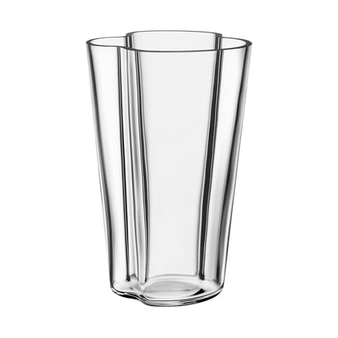 Iittala Vase 220mm Alvar Aalto Clear