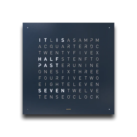 QLOCKTWO Earth 45 Clock Universe Midnight Edition Lt Ed