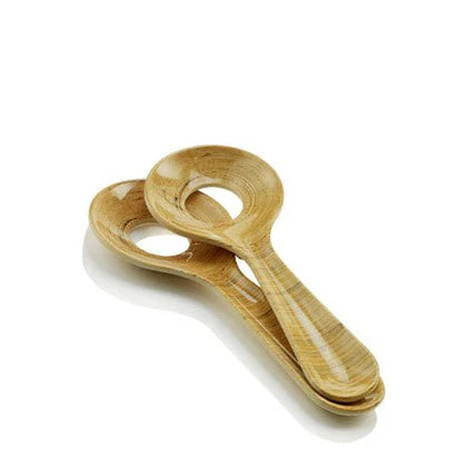 EGO Together Salad Bowl w Brown Bamboo Servers 23cm