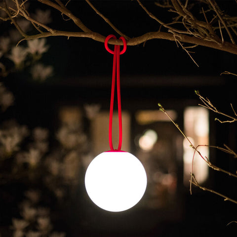 Fatboy Bolleke Portable Rechargeable Outdoor Garden Light - Red