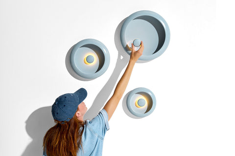 Fatboy OLOHA Trio Rechargeable Ambient Wall Light Red