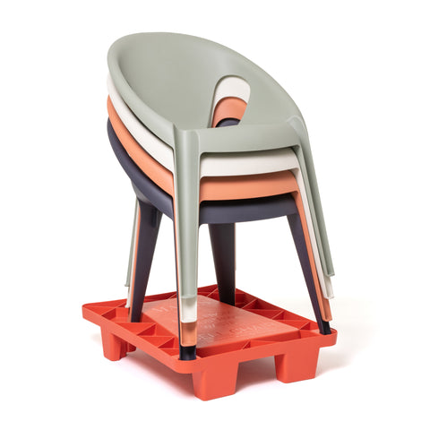 Magis Bell Chair Pallet Orange - Chairs Not Included