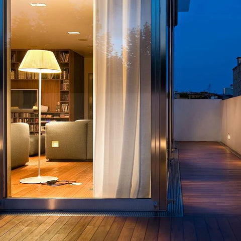 Flos Romeo Soft F Floor Light Philippe Starck Ex showroom