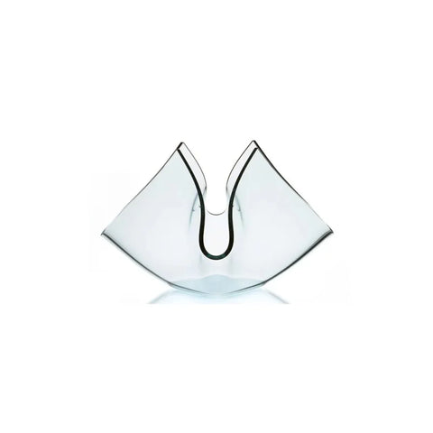 Fontana Arte Cartoccio Q Glass Vase Ex Showroom