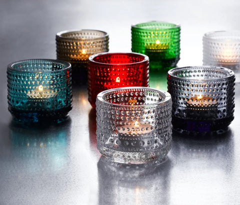 Iittala Kastehelmi Votive Tealight Candleholder Grey