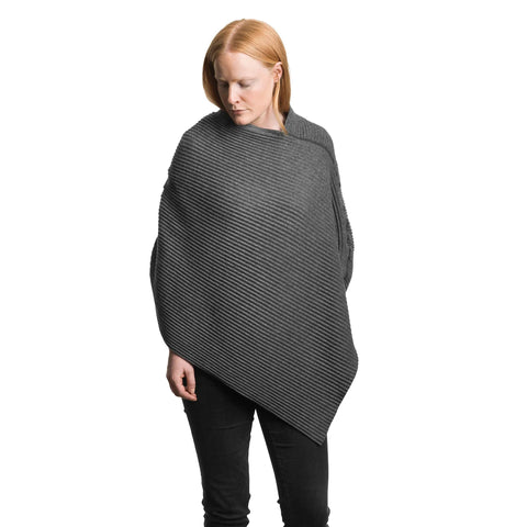 Design House Stockholm Pleece Poncho Dark Grey