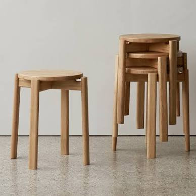 Audo Passage Low Stool Oak