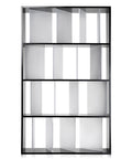 Kartell - Nendo - Sundial Black Bookcase Satin Finish Dividers