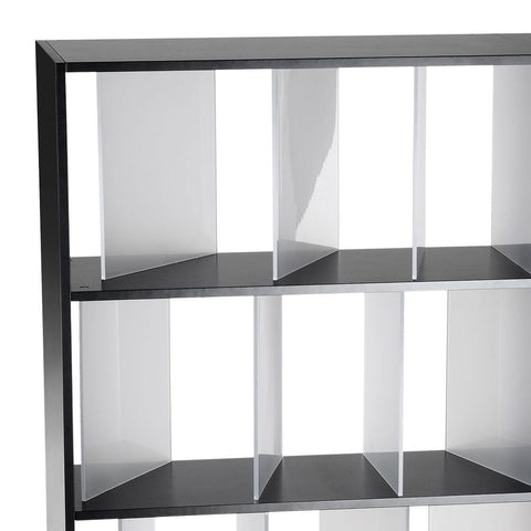Kartell - Nendo - Sundial Black Bookcase Satin Finish Dividers