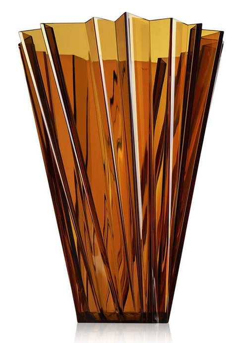 Kartell SHANGHAI Tall Vase Amber