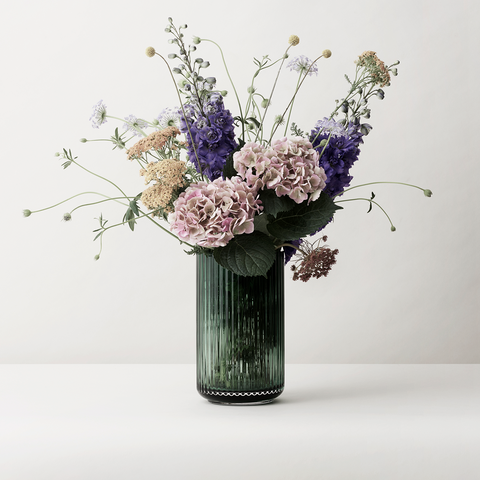 Lyngby Glass Vases Green