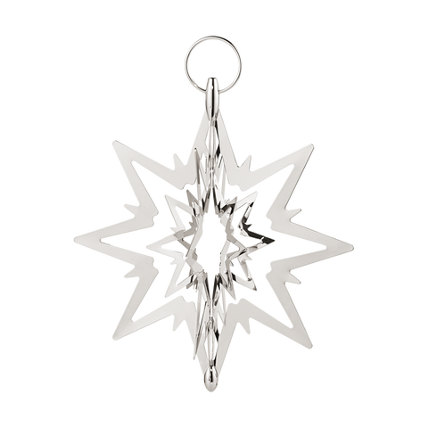 Georg Jensen Christmas Tree Top Star Palladium